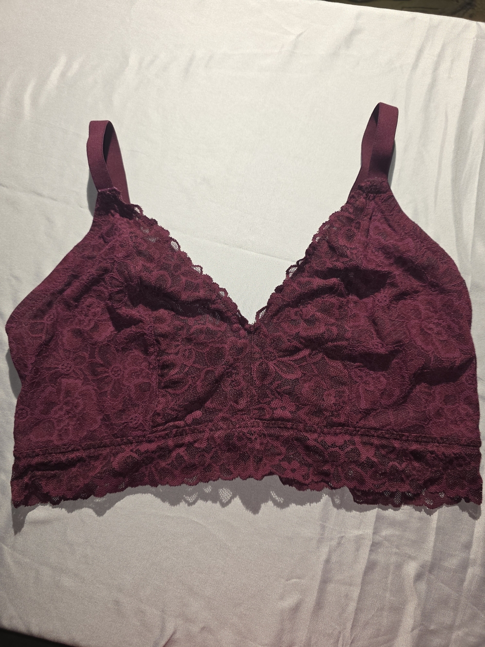 Victoria's Secret Burgundy Lace Bralette